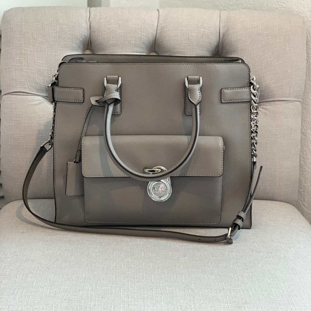 Grey Michael Kors Purse